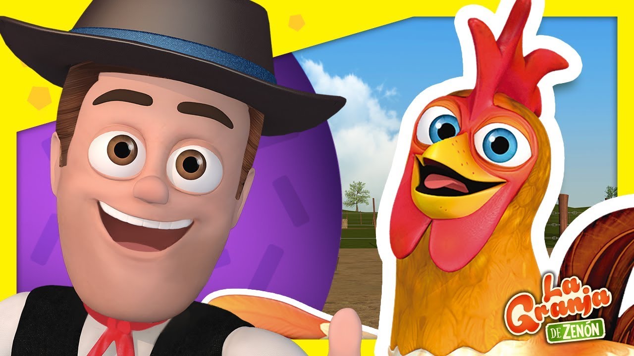 Así es La Granja Y Más Juegos de Animales con El Gallo Bartolito | La Granja de Zenón