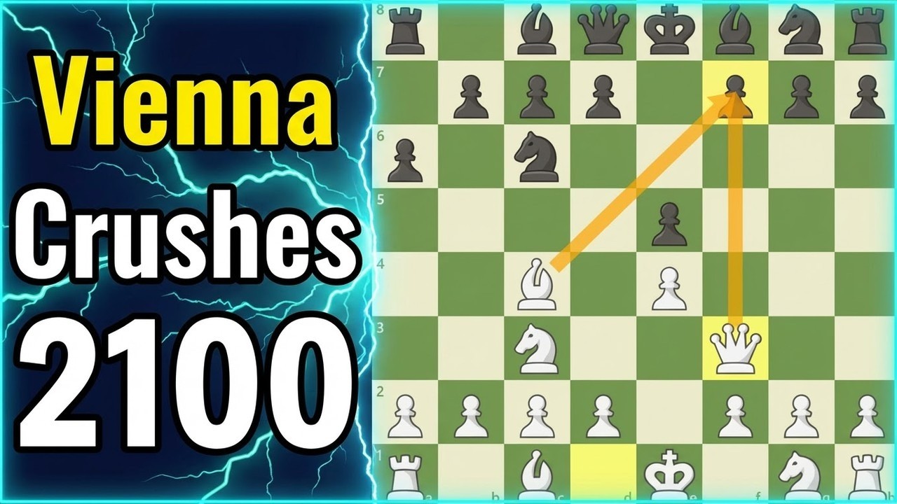 The Vienna is TOO EASY (Destroying a 2100 Player)