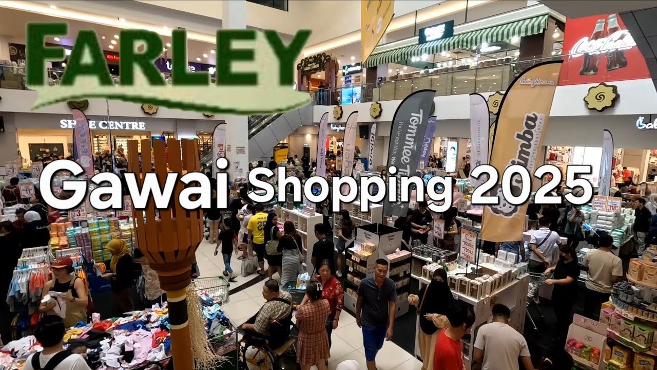 Kuching GAWAI SHOPPING FARLEY MALL Batu6📢Gawai ngasak sesemak gais😘Bumi Kenyalang❤️