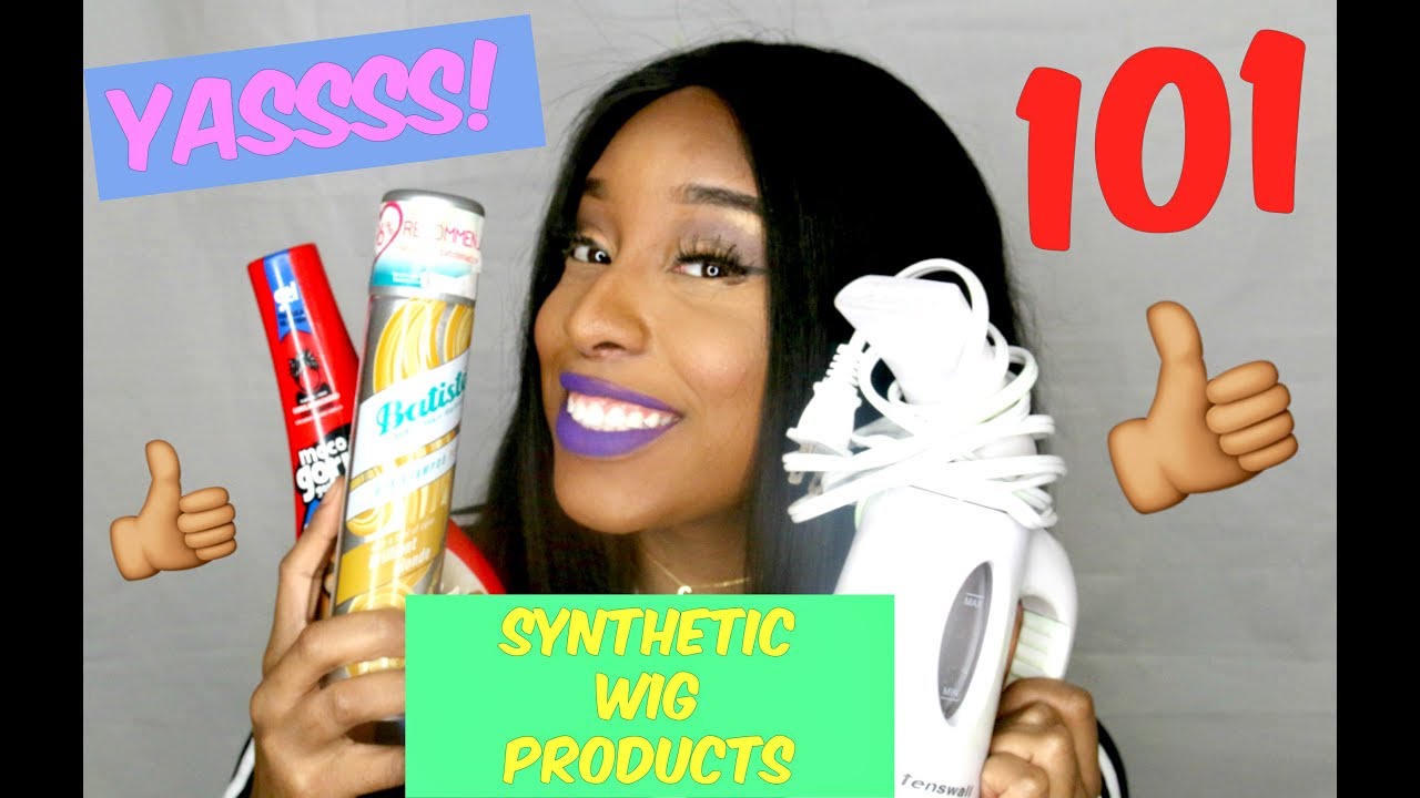 HOLY GRAIL PRODUCTS FOR CHEAP SYNTHETIC WIGS! ( for beginners) 2017 #syntheticwigs #wigproducts