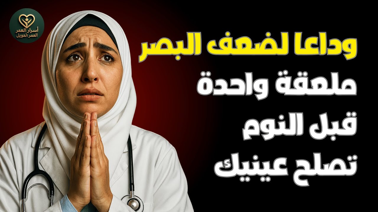 سرّ بصري يبوح به طبيب عمره ٧٠ عاماً: تناول هذا قبل النوم لـ ٨ أسابيع ولاحِظ الفرق في وضوح نظرك!