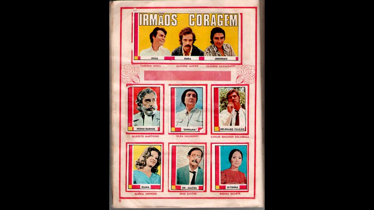 Álbum de figurinhas Brasil minha Pátria 1971