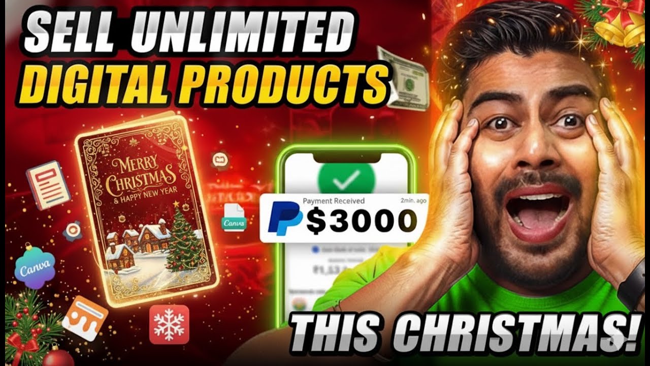 (100% Working Method) Sell Unlimited Digital Products this Christmas