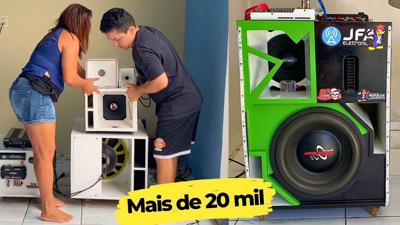 Som RESIDENCIAL do Rayllan som caixa bob e caixa trio #somautomotivo