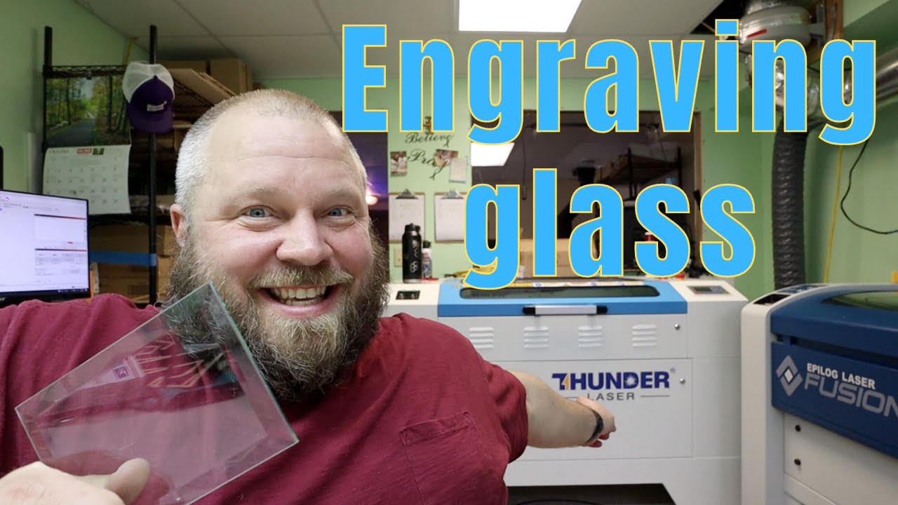 Гравировка стекла лазером THUNDER