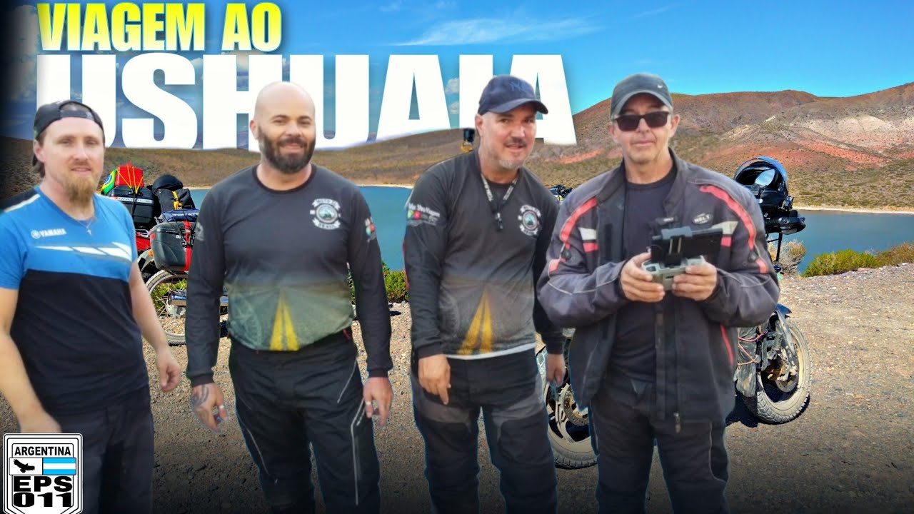 Ep-11 Viagem de Moto ao USHUAIA no Inverno ❄️ TIME Completo! Viagem de Moto Para ARGENTINA e Chile