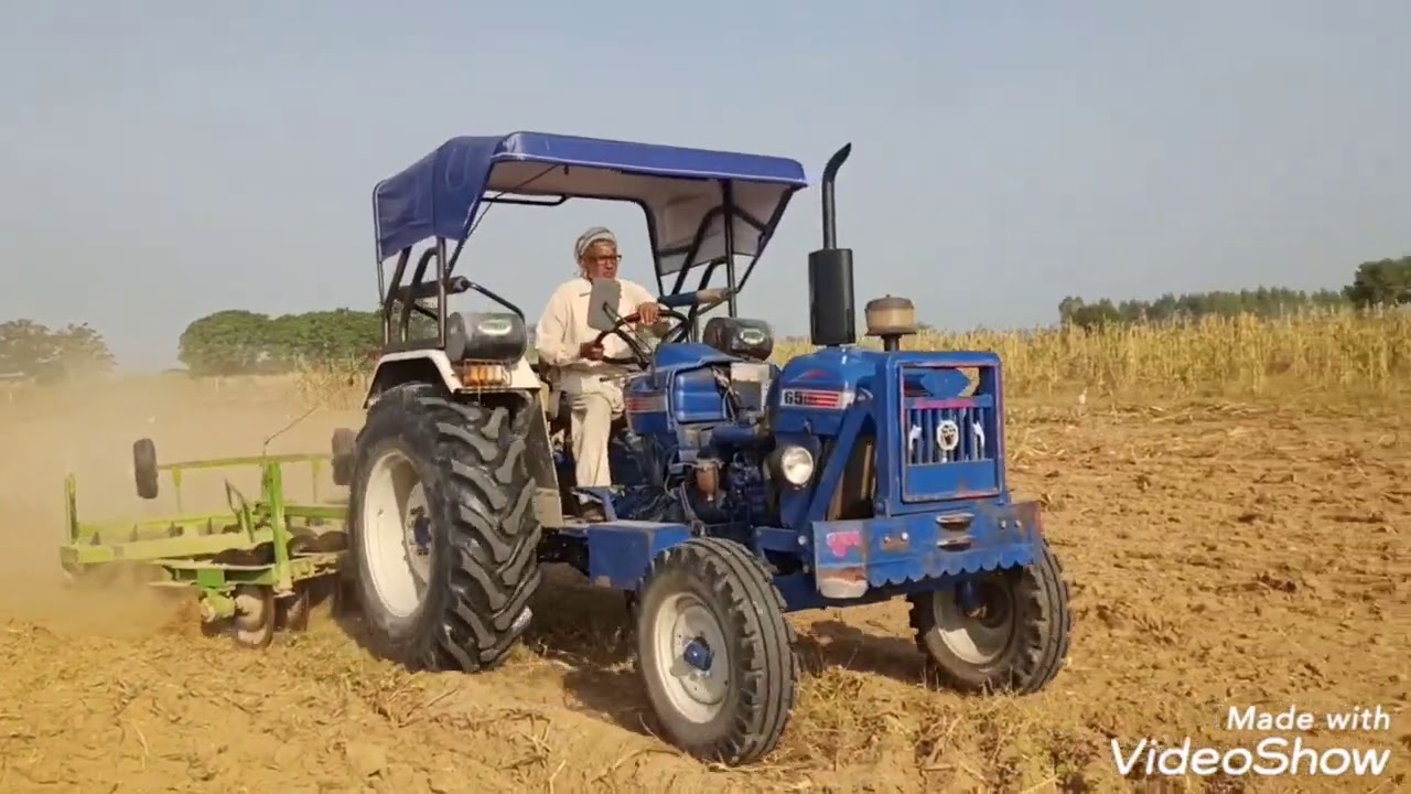 Farmtrac 65 epi टैक्टर ने एक एकड (किला) मे कितना डीजल लिया,दुसरे हाई गियर मे 18 की हर्रो पर
