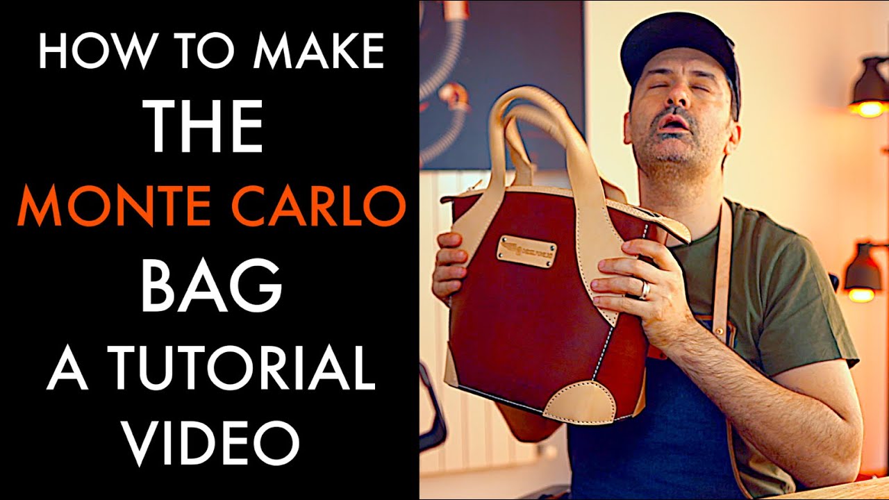 How to make the Monte Carlo Leather Bag - Pattern and Tutorial Video
