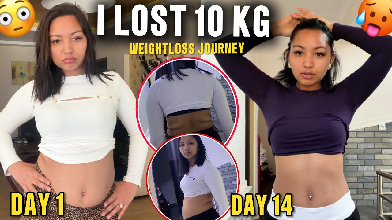 Я похудела на 10 кг😱|| Путь к похудению за 15 дней🥵* Диета, тренировки и результаты !!