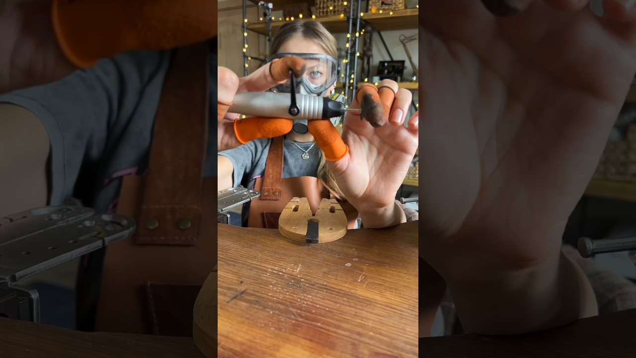 Jewelry Making Tutorial | handmade silver earrings | bezel setting #stonesetting #silversmith #diy