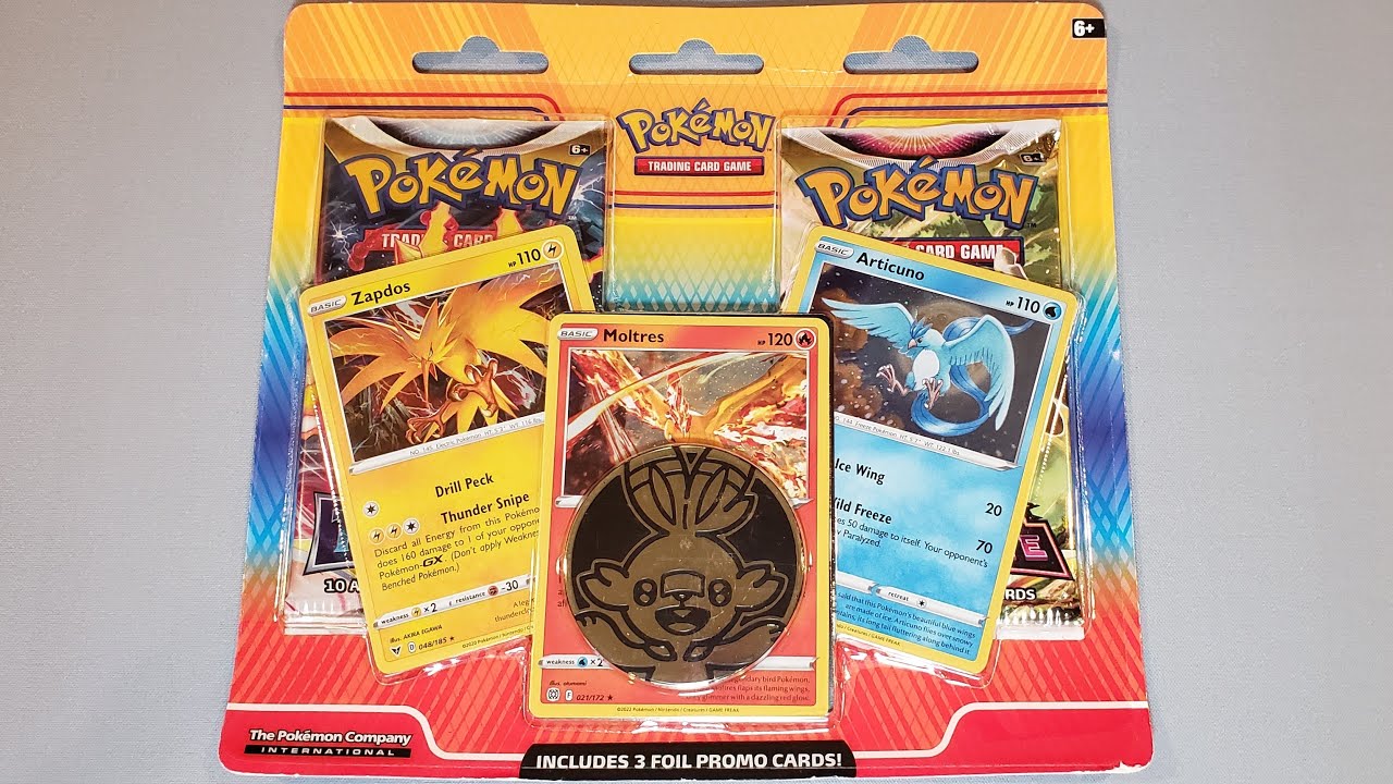 Pokémon Enhanced 2-Pack Blister: Articuno, Moltres, Zapdos Opening