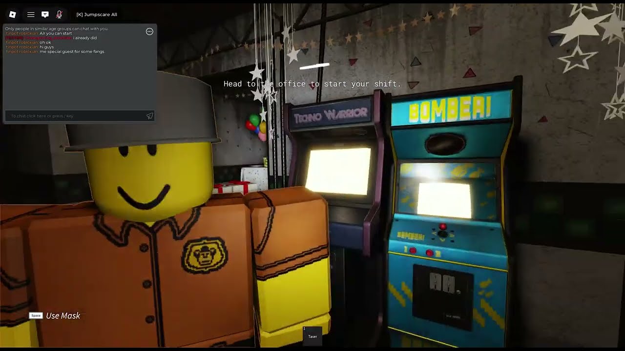 Spending all 5 nights at freddy's 2(With a special guest):)