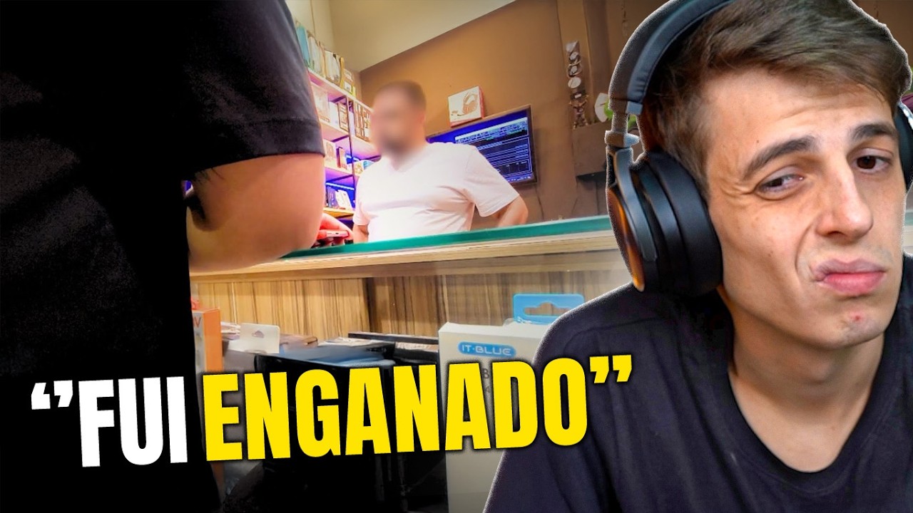 EU FIQUEI TRAUMATIZADO - VENDEDOR TENTANDO ENGANAR O CLIENTE?