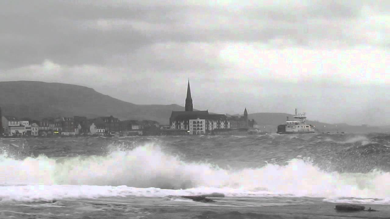 Largs Storm on 3 January 2014