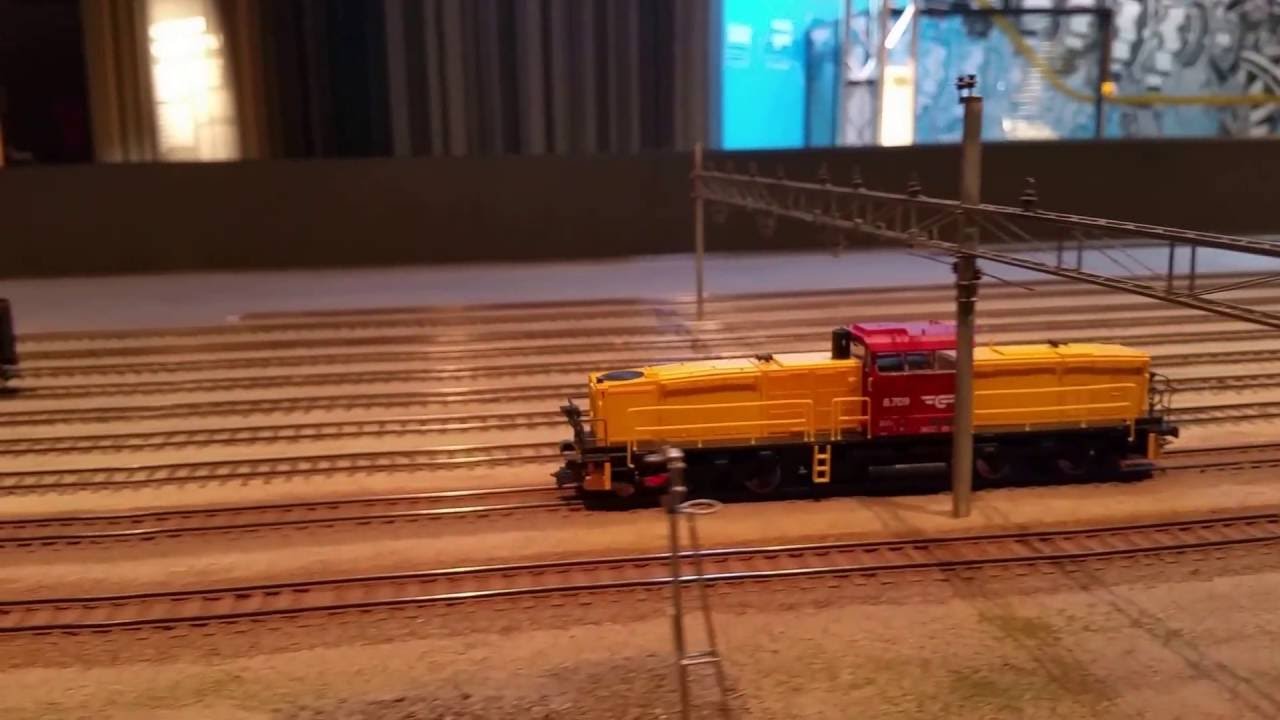 Automatisk skifting med Di8 av godstog med El14 lokomotiv