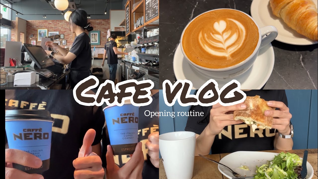 上班日常 Cafe vlog☕️ | 愛爾蘭🇮🇪打工度假2023