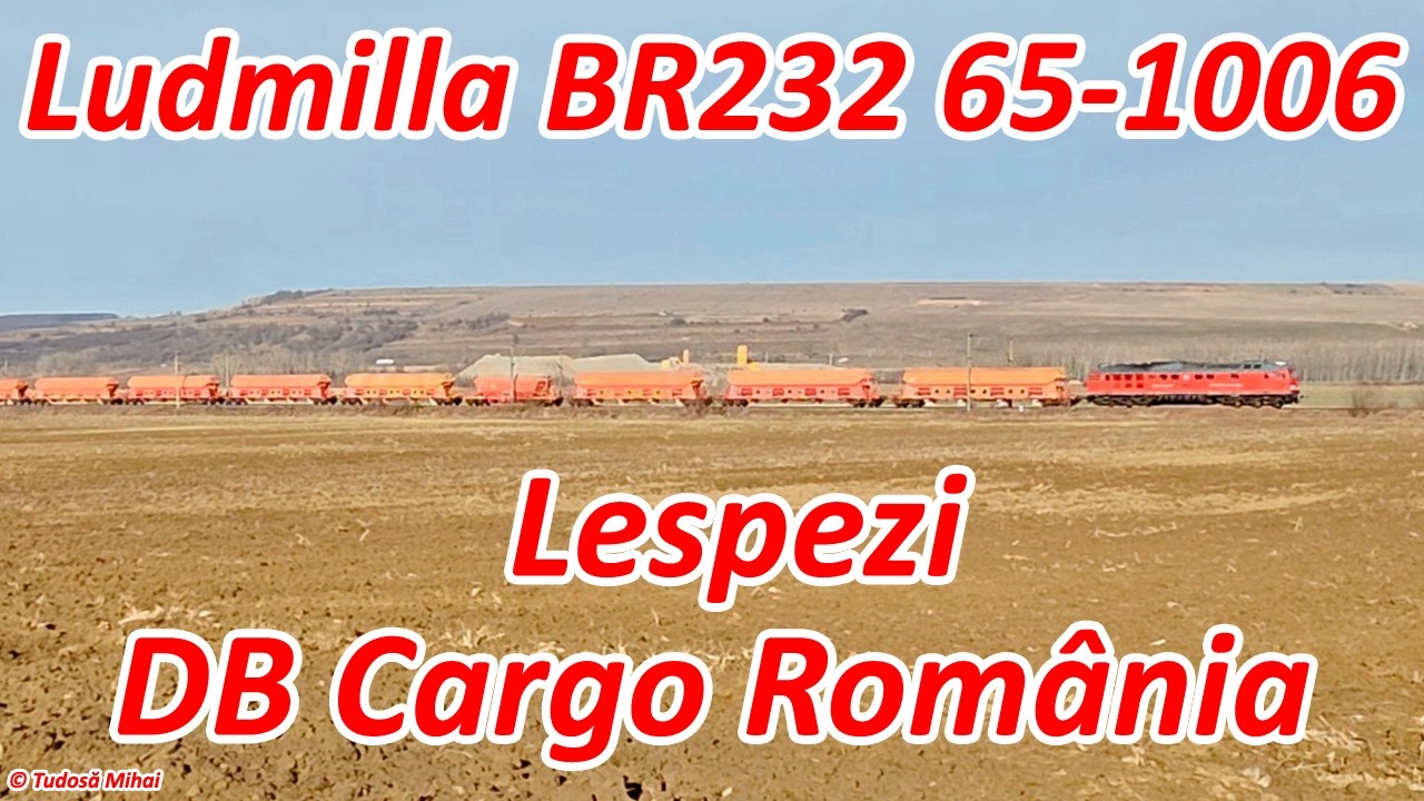 [4K] Ludmilla 1006 cu tren greu de cereale intre Dolhasca si Lespezi [martie, 2026]