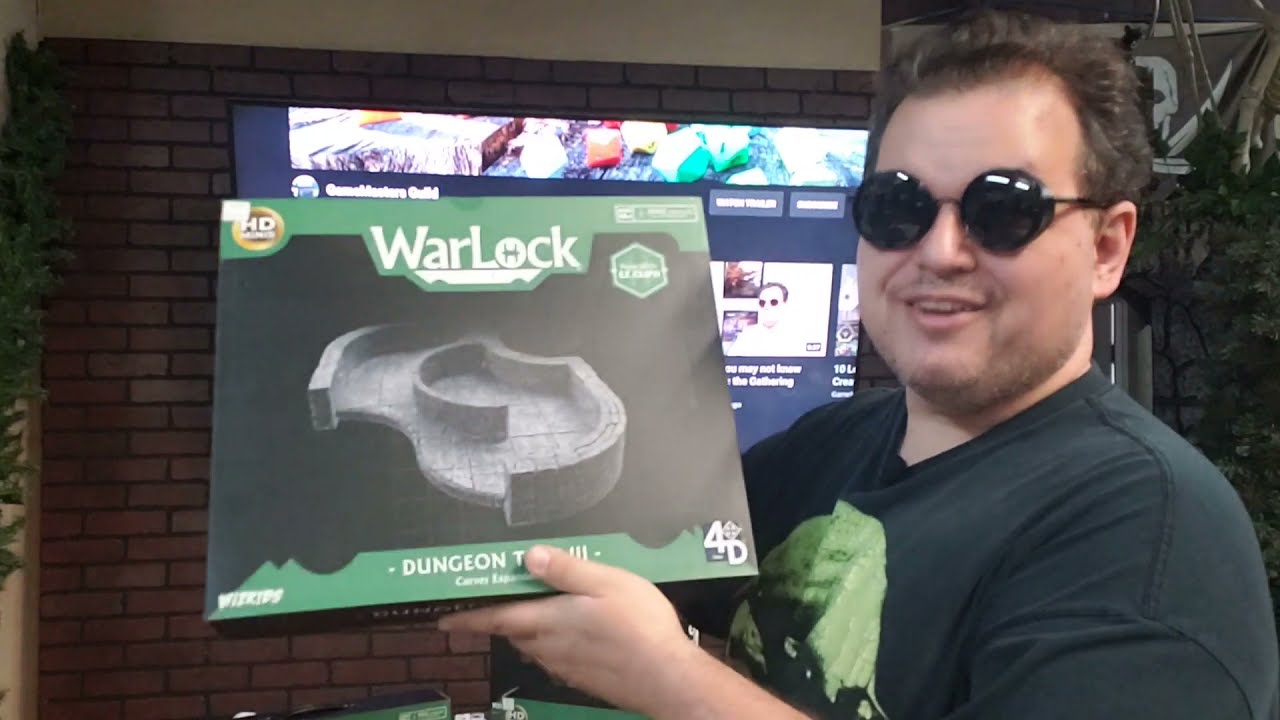 Warlock Tiles Angles and Curves Expansion Review/4D Tiles By Wizkids
