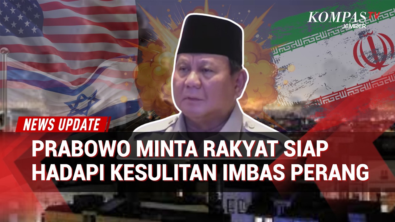 Prabowo Minta Rakyat Bersiap Hadapi Kesulitan, Dampak Perang Iran-AS Guncang Dunia