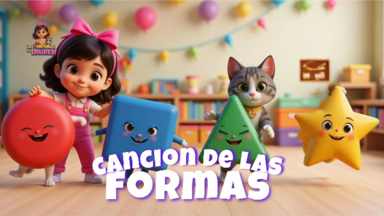 Canción de las Formas Geométricas para Niños | Aprende Figuras con Música Infantil 🎶