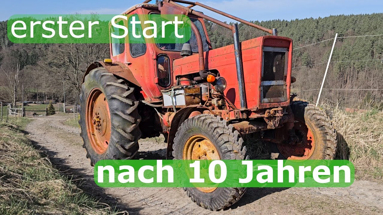 MTS 50 Traktor nach 10 Jahren stillstand wiederbeleben