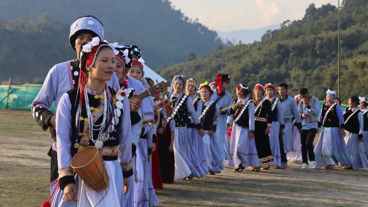ꓡꓲ-ꓢꓴ ꓘꓳꓼ ꓫꓵꓼ ꓑꓮꓲ  | Dance by Hazolo Village | Indian Lisu New Year | Khoshi PAI | #lisu  #lisutribe