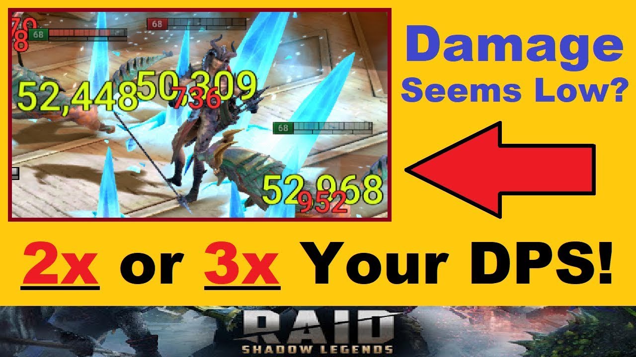 Damage #'s Seem Low?.. Tips to 2x or 3x Your DPS in RAID: Shadow Legends!