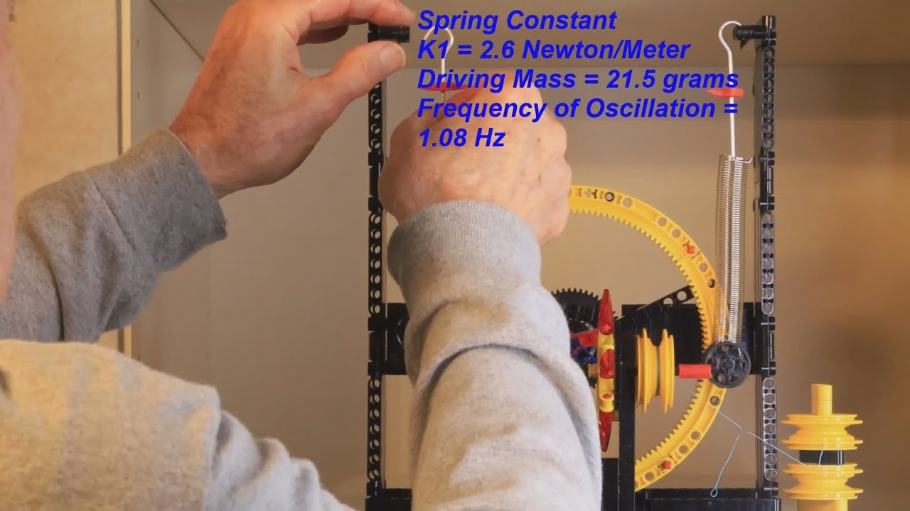 Lego Clock Escapement with Tension Springs