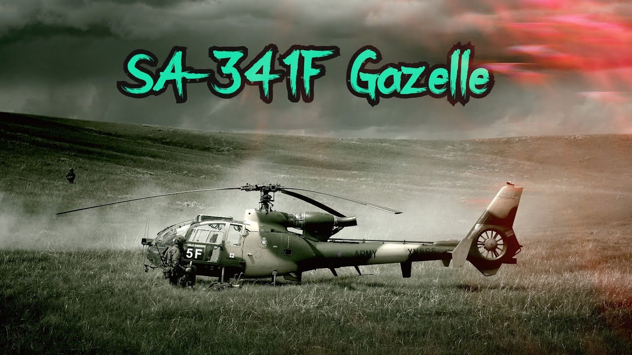 Hurts so good SA.341F Gazelle (War Thunder)