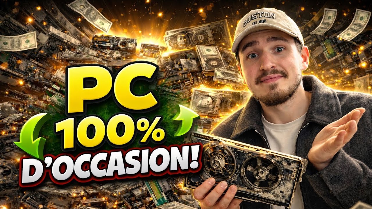 J’ai monté un PC GAMER 100% d’OCCASION… et le résultat est dingue