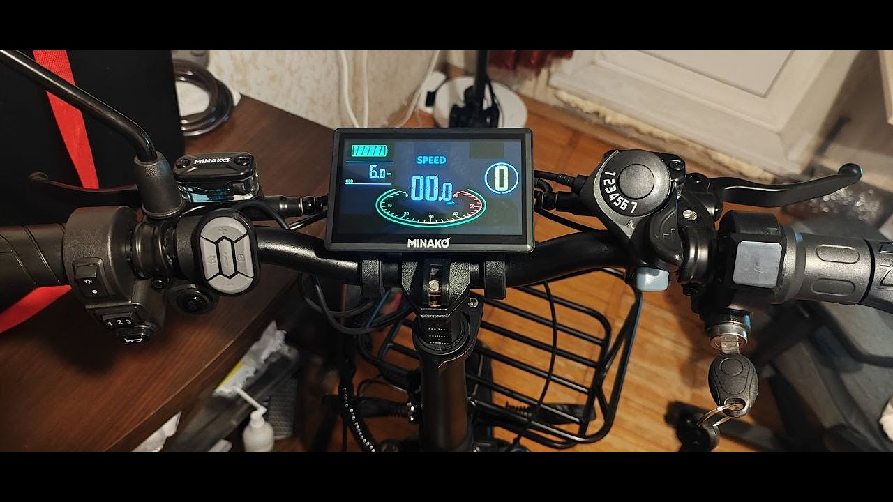 Настройка бортового компьютера НОВЫХ электровелосипедов MINAKO F10, F11