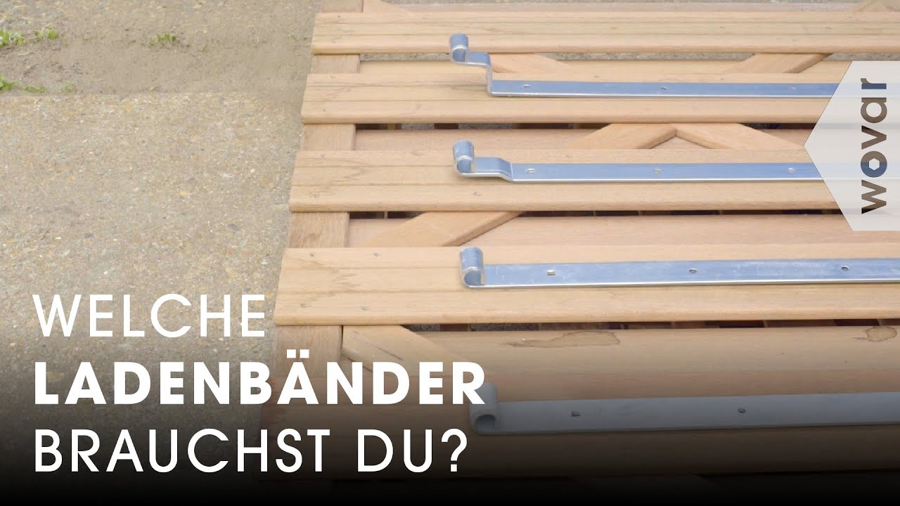 Welche Ladenbänder für die Montage von Gartentüren wählen? | Ladenbänder | Wovar Deutschland
