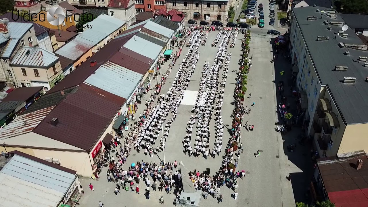 Polonez - Rekord Guinnessa Hrubieszów - Video-Foto Piotr Pliszka