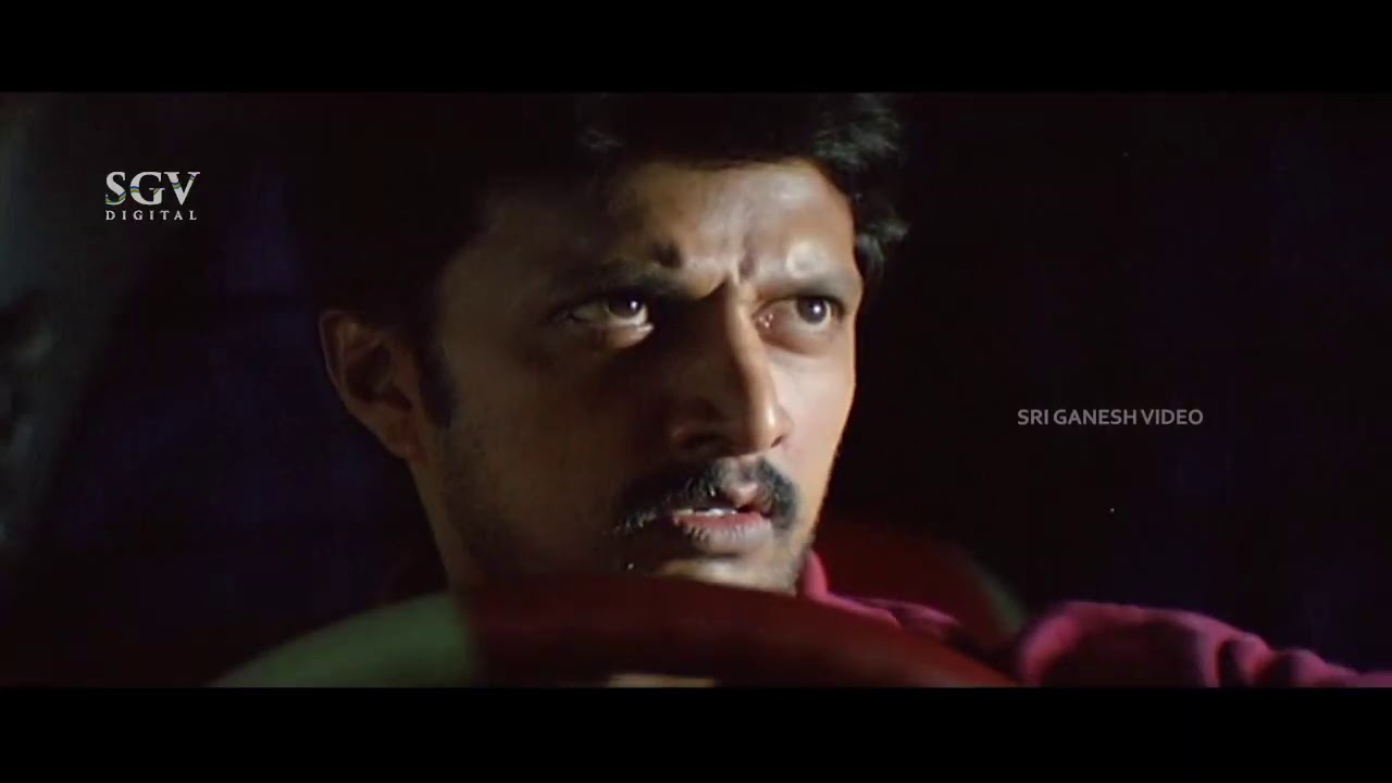 Cops Chasing to arrest Sudeep | Super-thrilling Scenes of Hubli Kannada Movie | Rakshitha