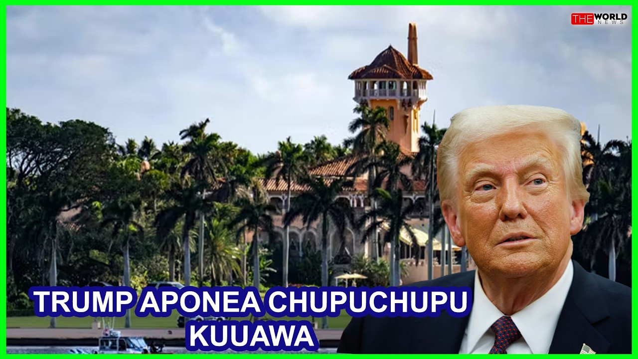 TRUMP APONEA CHUPUCHUPU TENA KUULIWA/MWANANMUME ALIYEBEBA SILAHA ZA KUMUUA AULIWA MAPEMA
