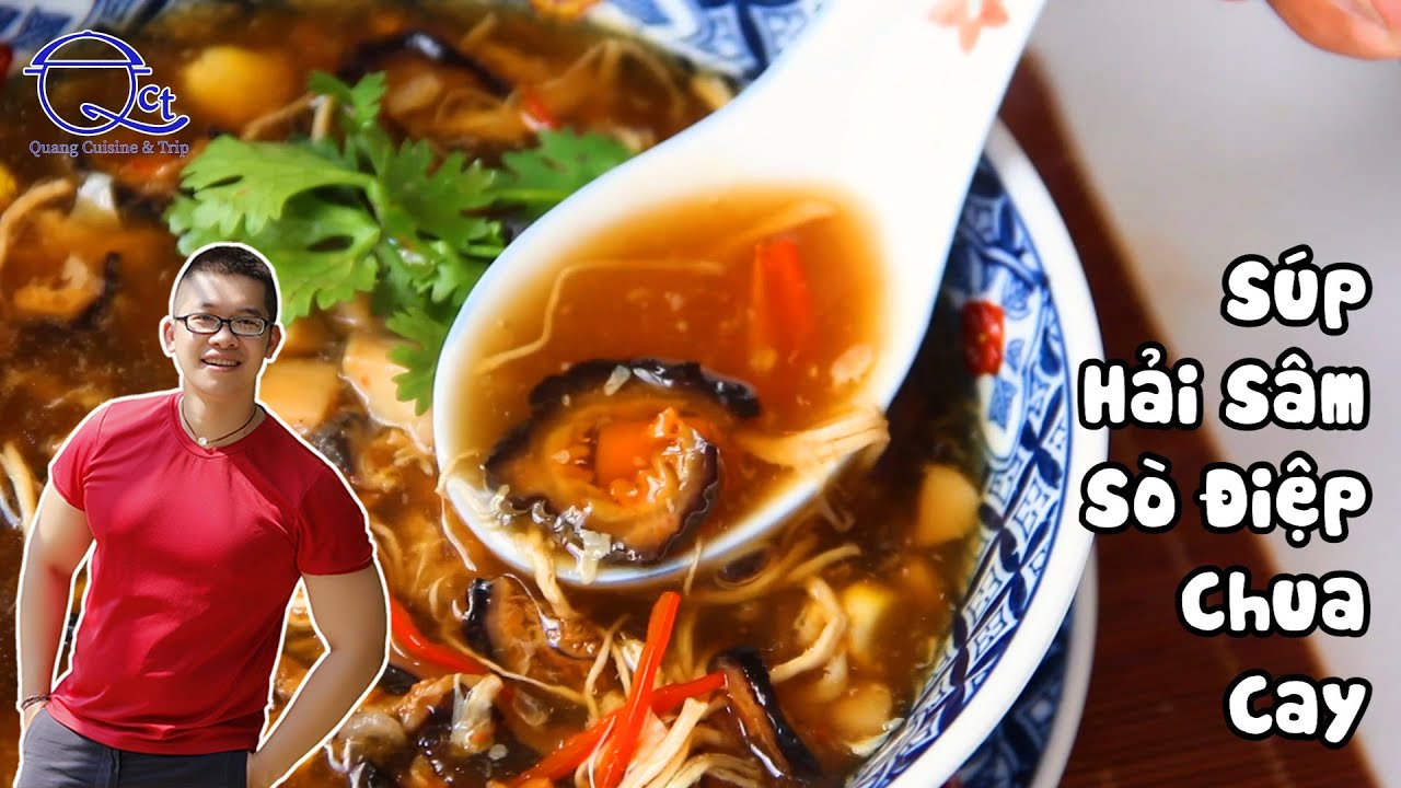 Bật m&iacute; c&aacute;ch l&agrave;m Hải S&acirc;m kh&ocirc; cho m&oacute;n S&uacute;p Chua Cay | Holothurian Spicy & Sour Soup - Quang Cuisine