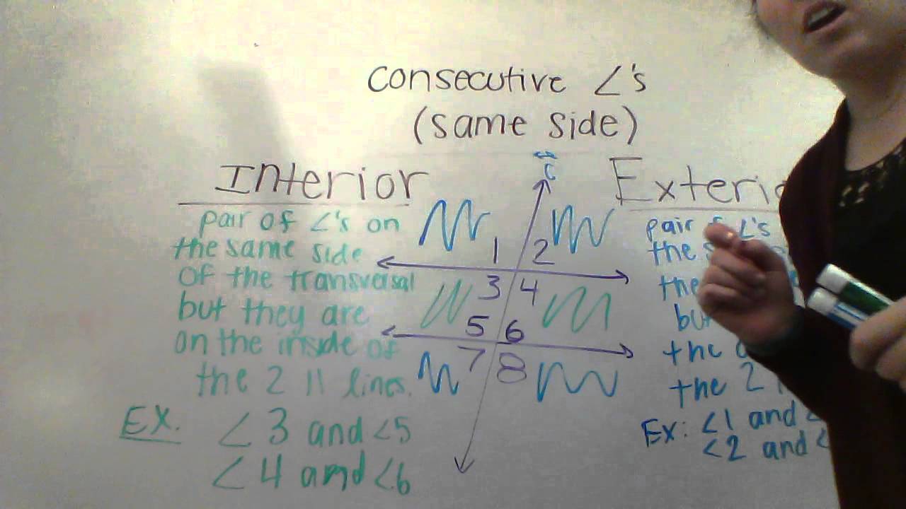 Consecutive Angles