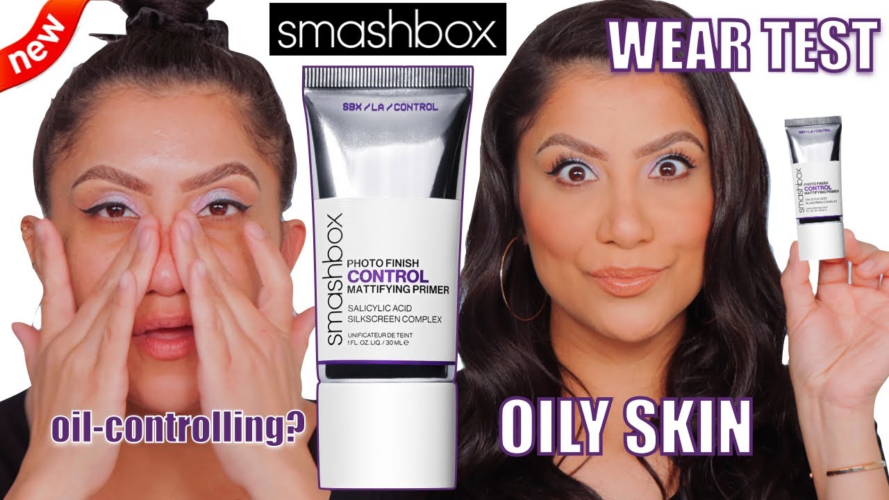 *новинка* SMASHBOX PHOTO FINISH CONTROL МАТИРУЮЩИЙ ПРАЙМЕР + СТОЙКОСТЬ НА ВЕСЬ ДЕНЬ *для жирной кожи* | MagdalineJanet