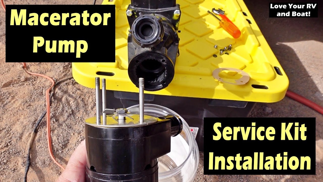 Macerator Pump Leak Repair - Service Kit Installation