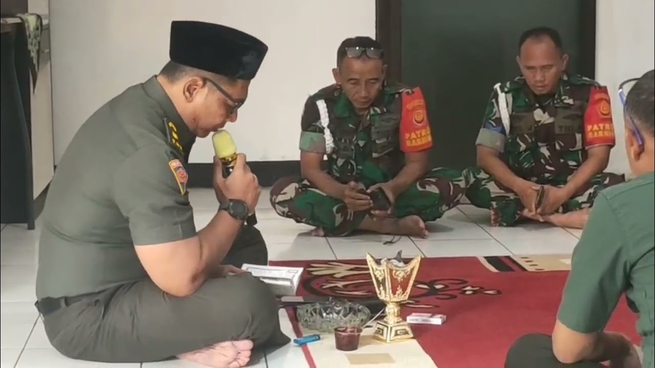 Subkogartap 0507/Bekasi.: Mayor CPM Noer Yadin, S.Sos. SH. MH. Pimpin Tahlil dan Do'a Bersama.