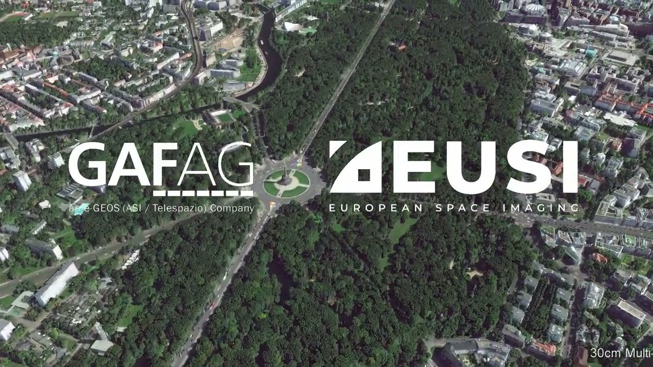 Berlin 30 cm DSM from GAF AG using Tri-Stereo Satellite Imagery from EUSI