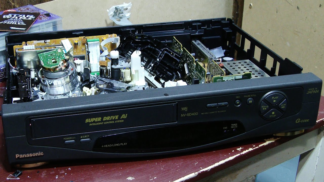Faulty Panasonic VCR Destruction