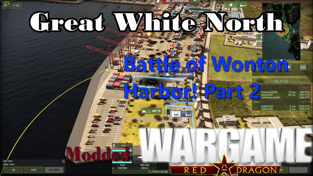 Modded Wargame Red Dragon: Battle of Wonton Harbor! AKA Wonsan Harbor Part 2
