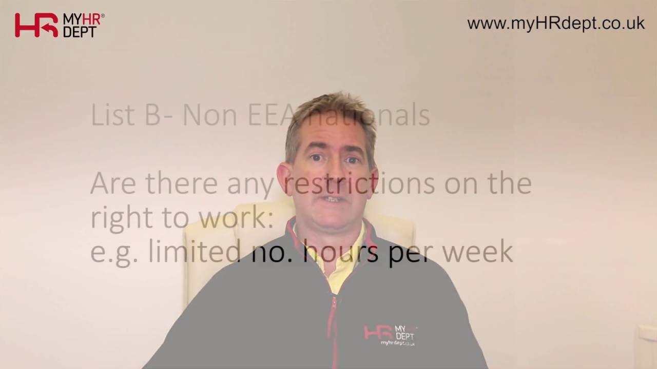 Preventing illegal working