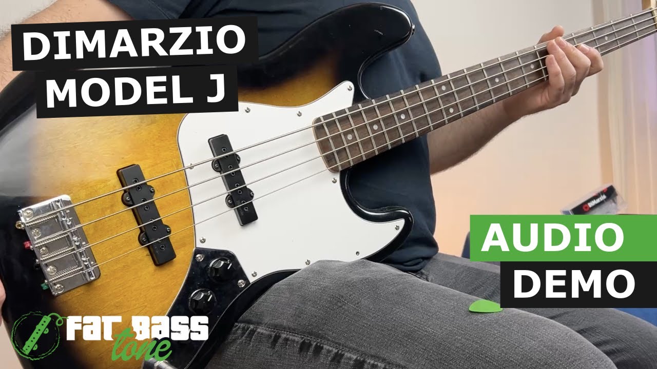 DiMarzio Model J Jazz Bass® Pickup Set Demo