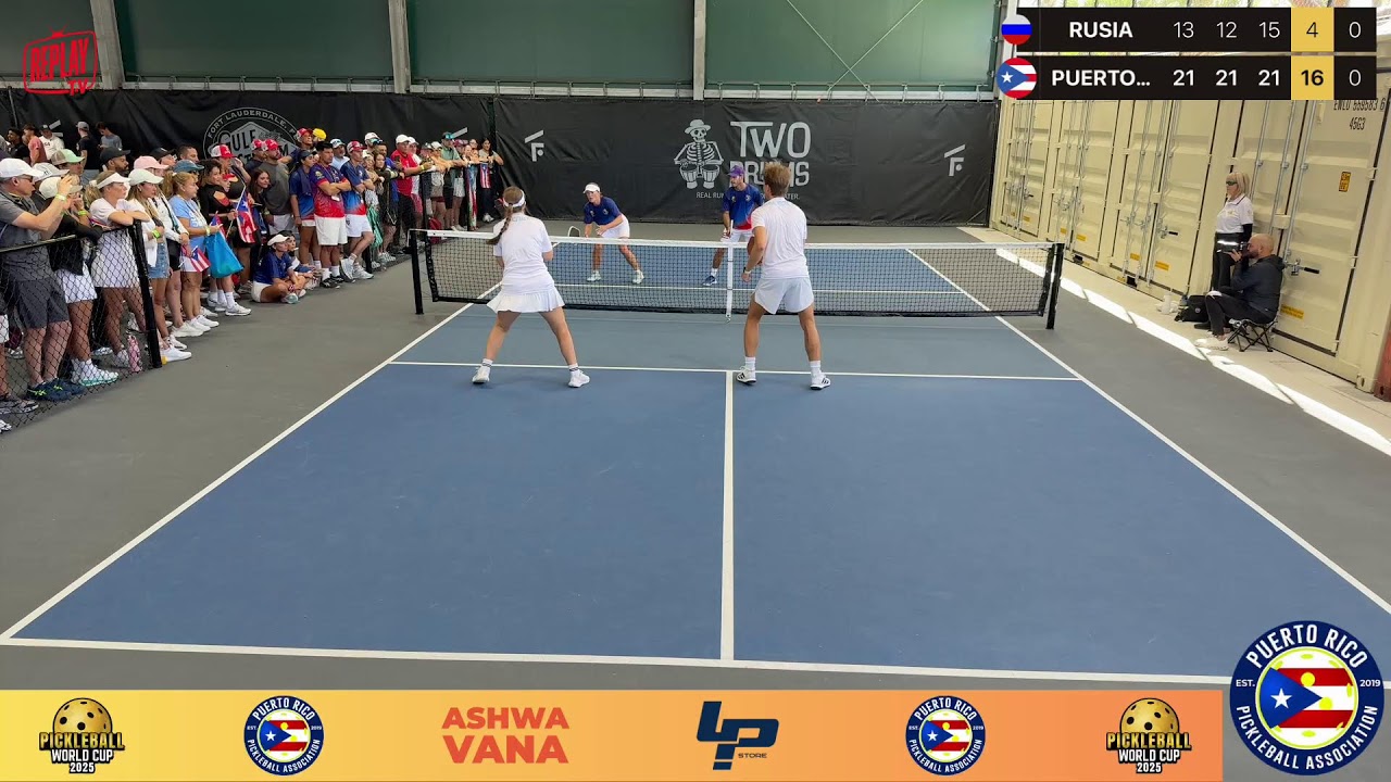World Cup Pickleball Ronda 32 
RUSIA  VS PUERTO RICO