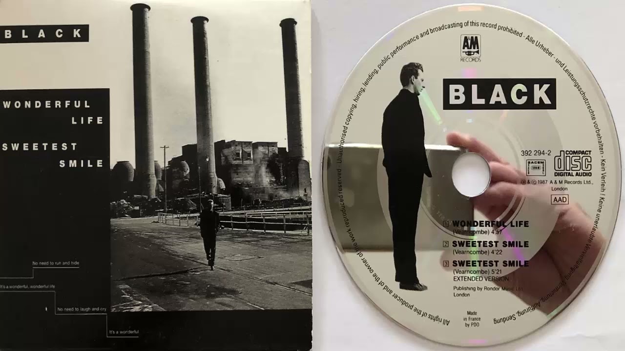 Black Wonderful life (1987) (CD Single Maxi)