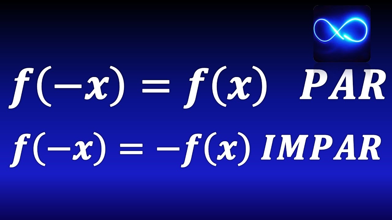 Función par e impar, definición, ejemplos, gráficas y simetrías.