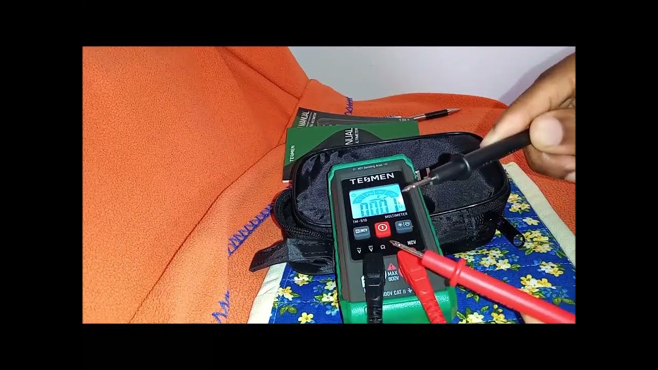 Multimeter Tesmen brand tutorial