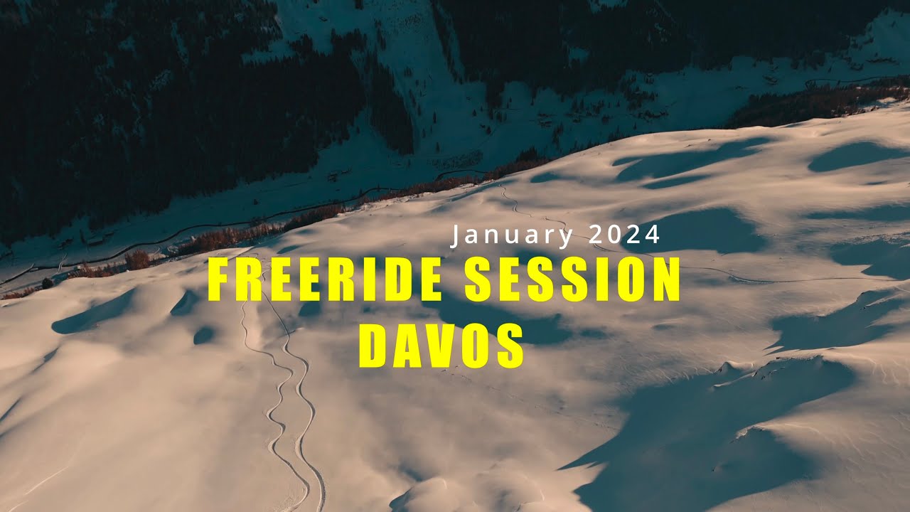 Freeride Session, Davos - Switzeland, January 2024 (DJI Mini4 Pro, Gopro12, Sony FX30)